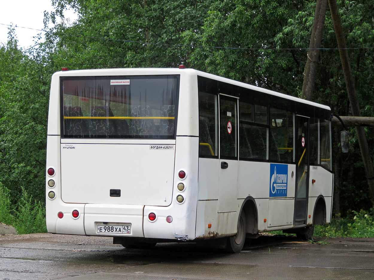 Kirov region, Bogdan A20211 № Е 988 ХА 43