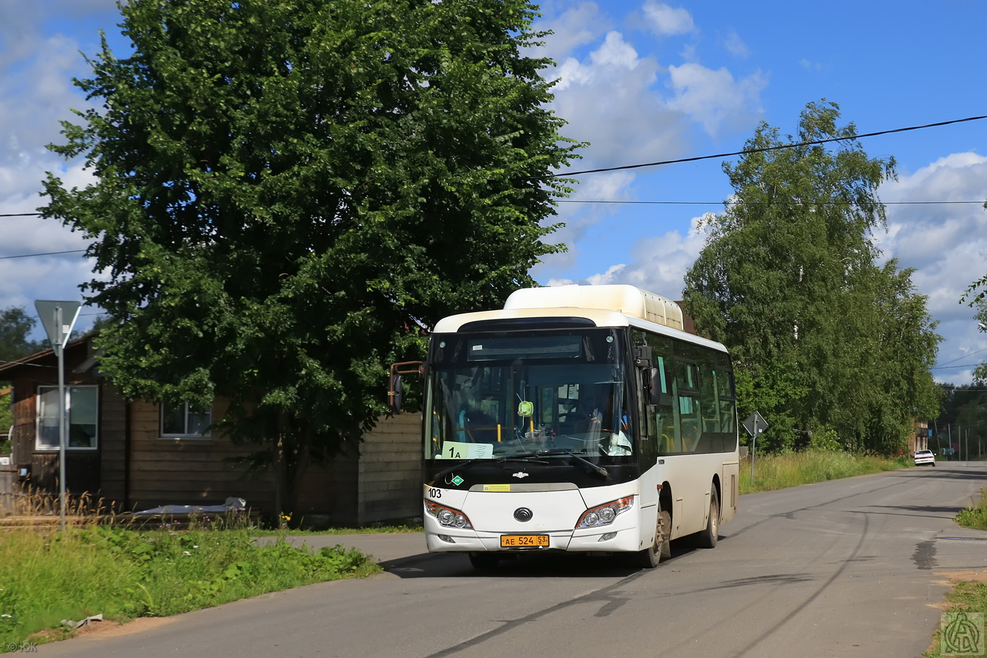 Новгородская область, Yutong ZK6852HG № 103