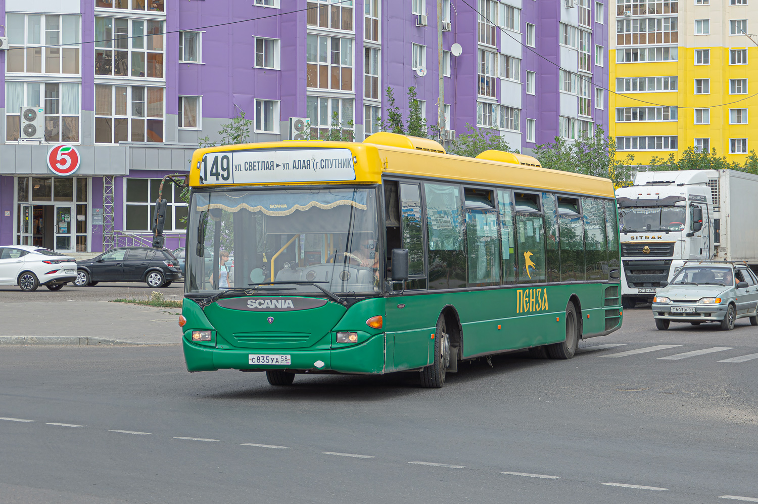 Penza region, Scania OmniLink I (Scania-St.Petersburg) # С 835 УА 58