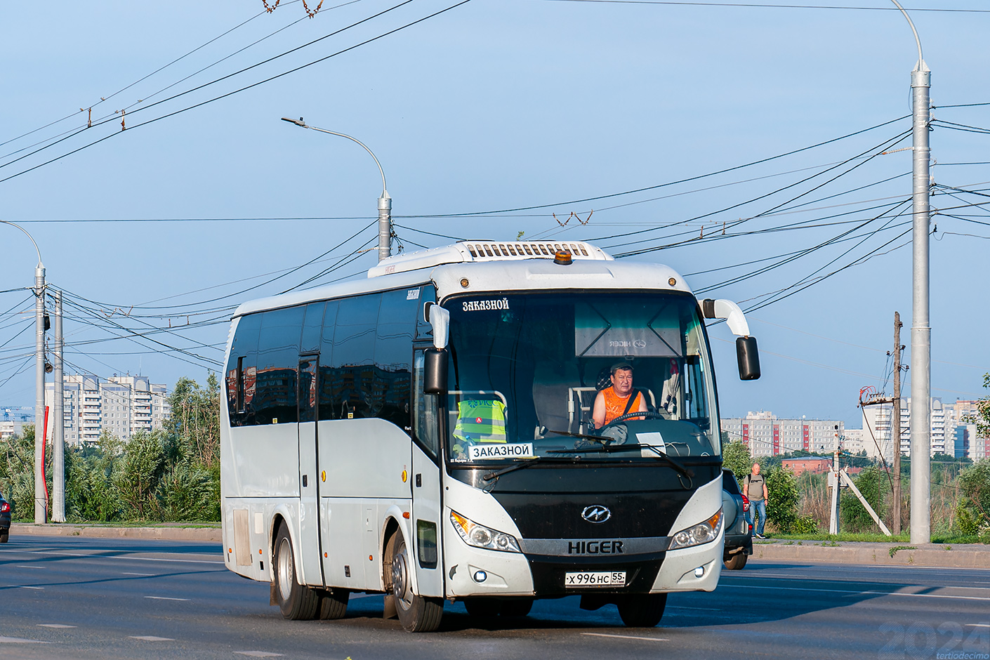 Омская область, Higer KLQ6928Q № Х 996 НС 55