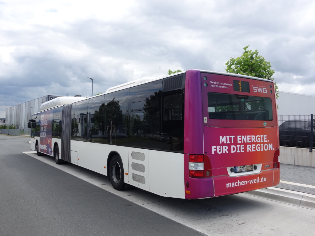 Гессен, MAN A23 Lion's City G NG313 CNG № 72