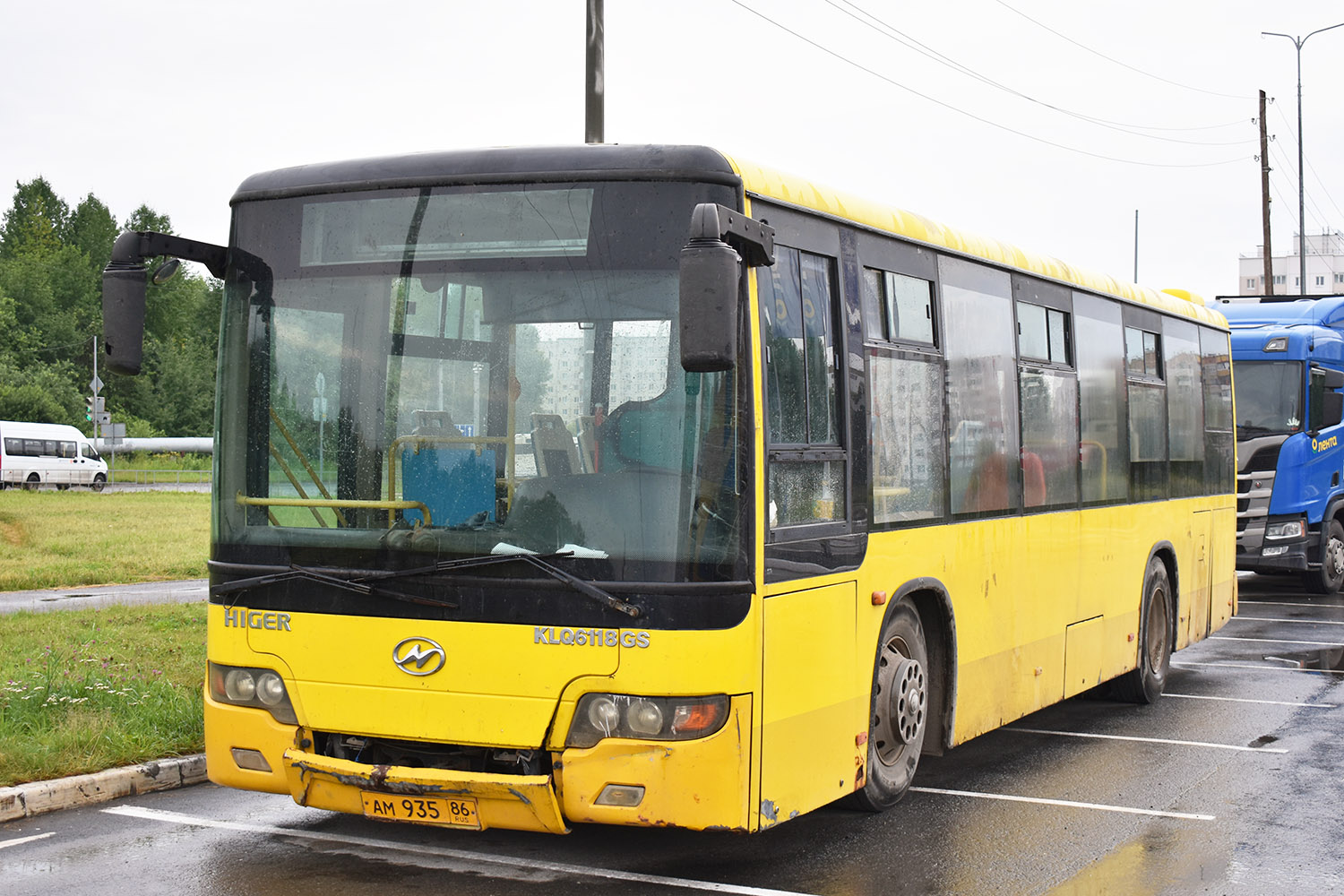 Ленинградская область, Higer KLQ6108GQ № АМ 935 86