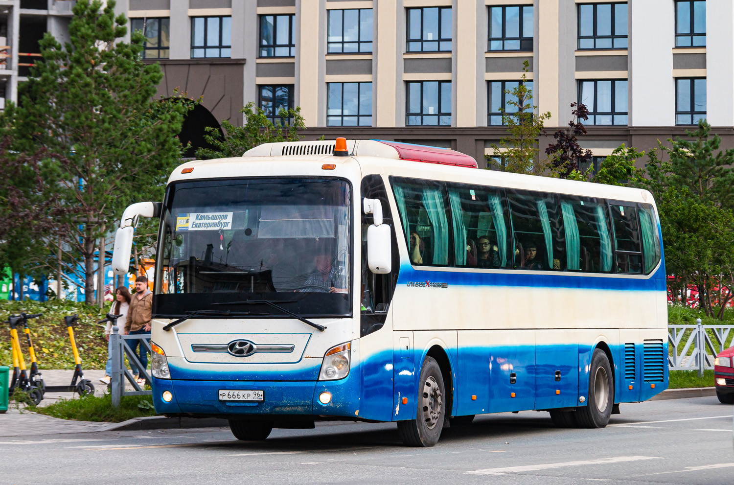 Свердловская область, Hyundai Universe Xpress Noble № Р 666 КР 96 Свердловская область, Hyundai Universe Xpress Noble № Р 666 КР 96