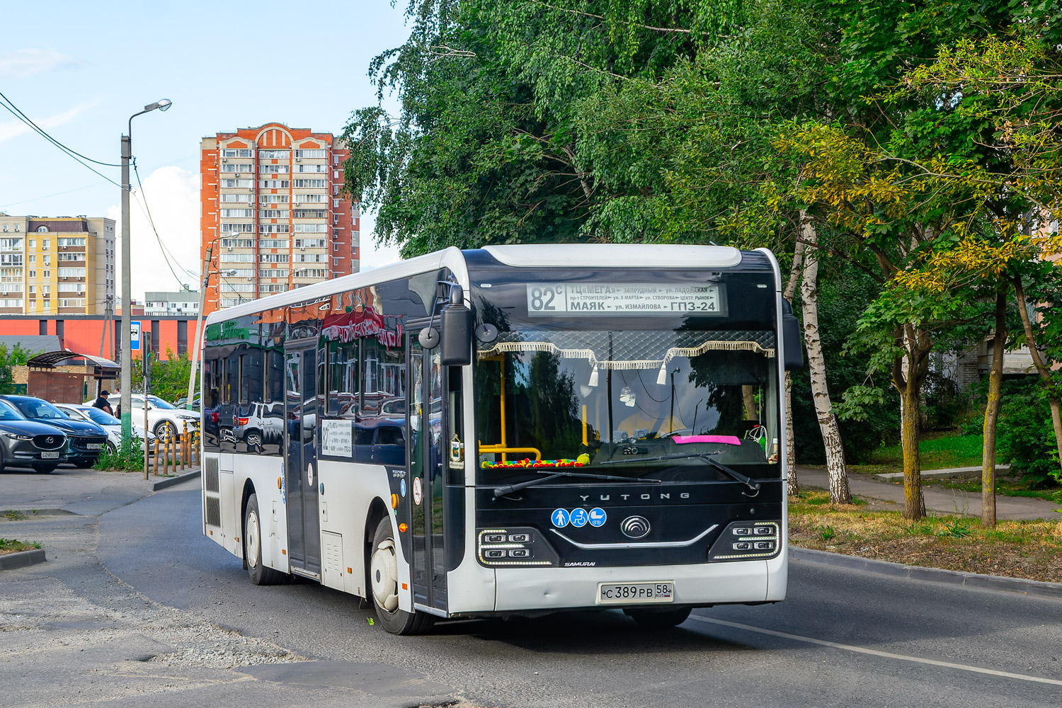 Пензенская область, Yutong ZK6116HG № С 389 РВ 58