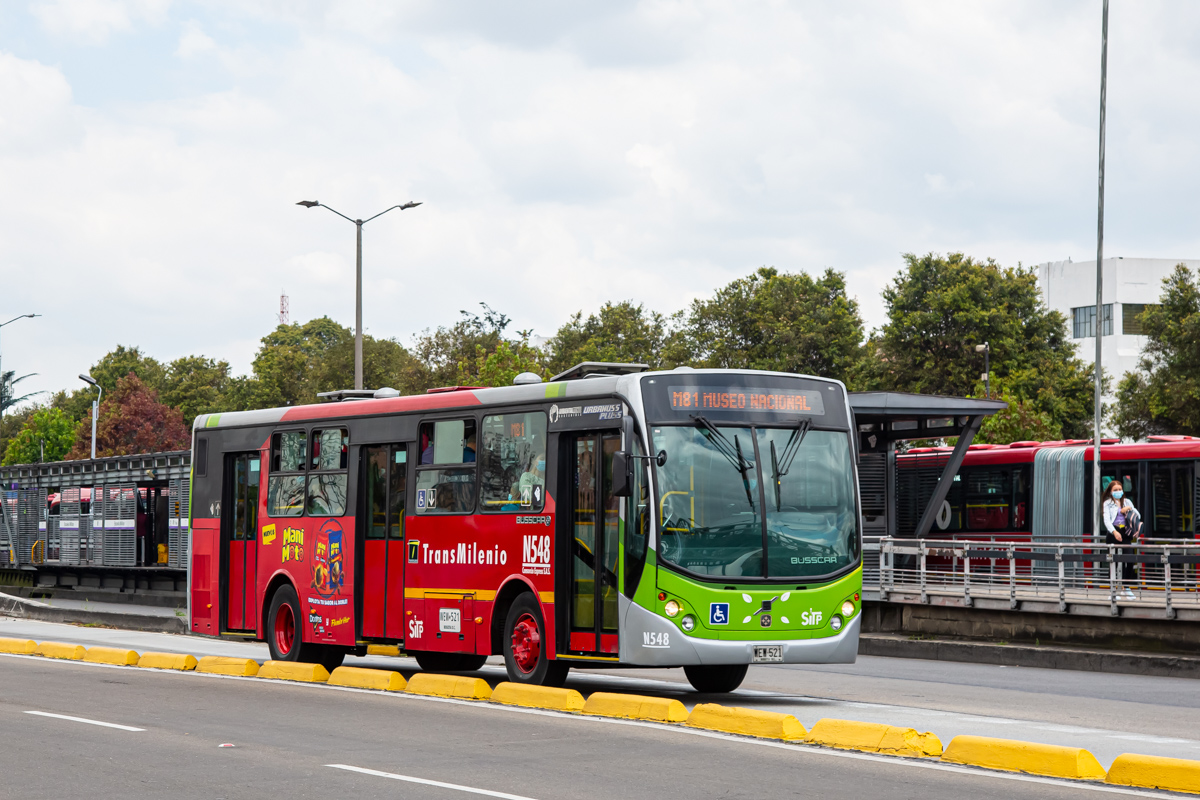 Колумбия, Busscar Urbanuss Pluss S3 № N548