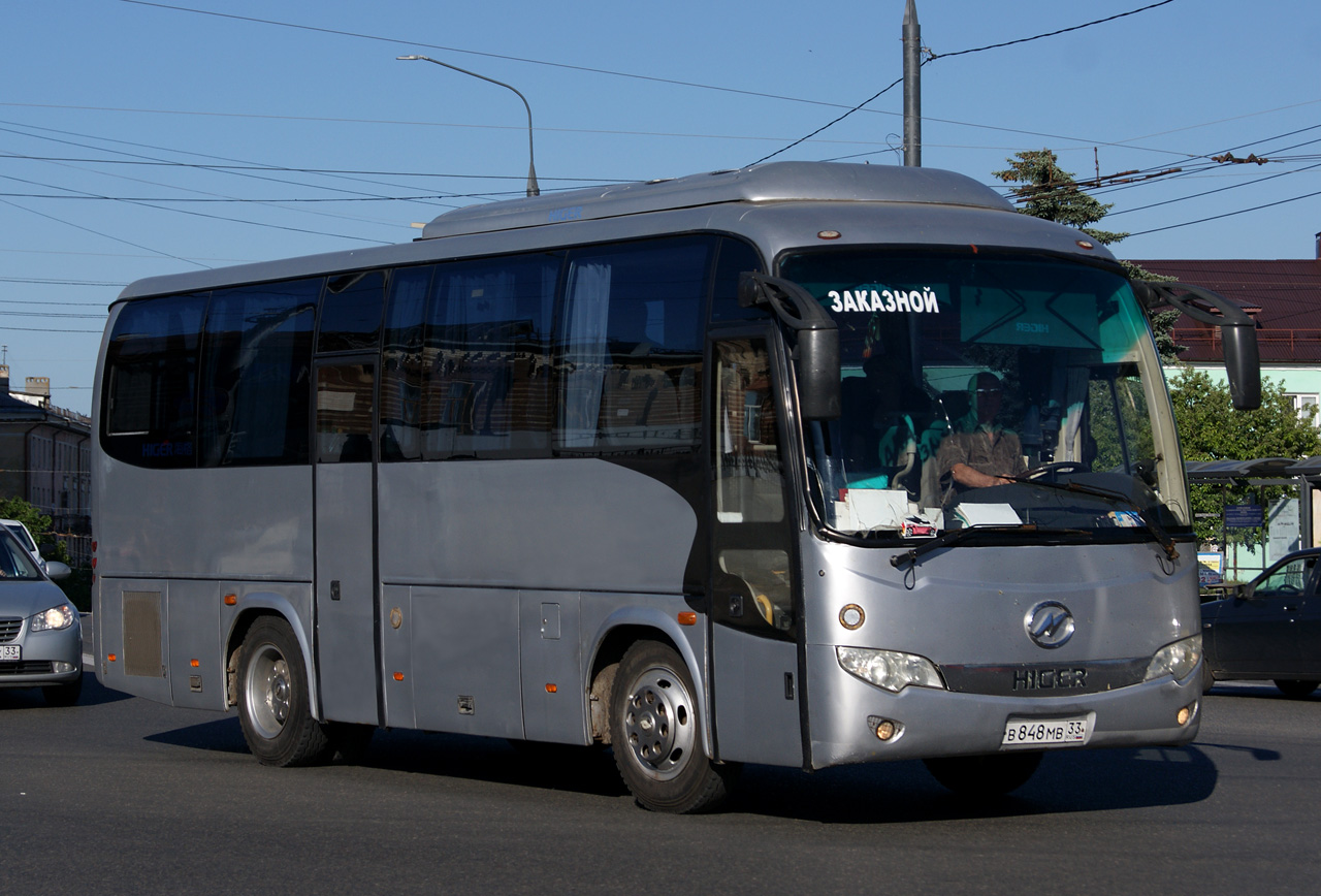 Владимирская область, Higer KLQ6840Q № В 848 МВ 33
