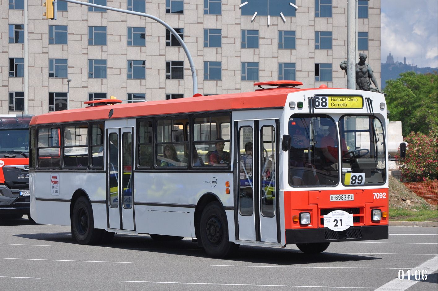 Испания, Noge № 7092; Испания — Exposició d'Autobusos Clàssics de Barcelona 2024