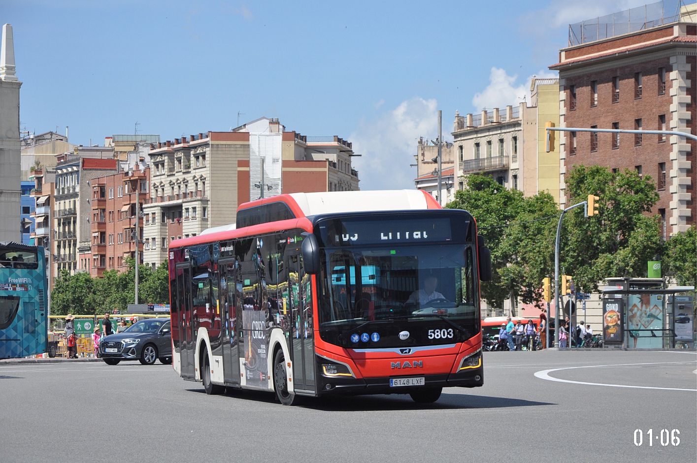 Испания, MAN 12C Lion's City 12 G NL320 EfficientHybrid № 5803