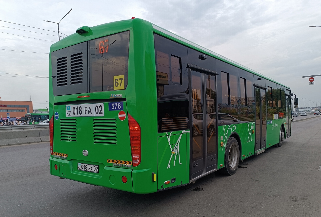 Алматы, Zhong Tong LCK6125HGAN № 576