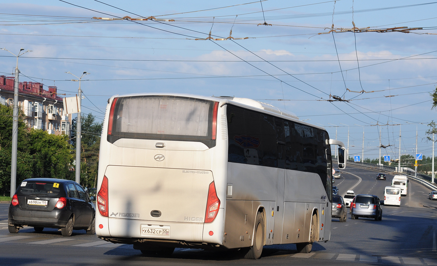 Омская область, Higer KLQ6121LTQ № Х 632 СР 55
