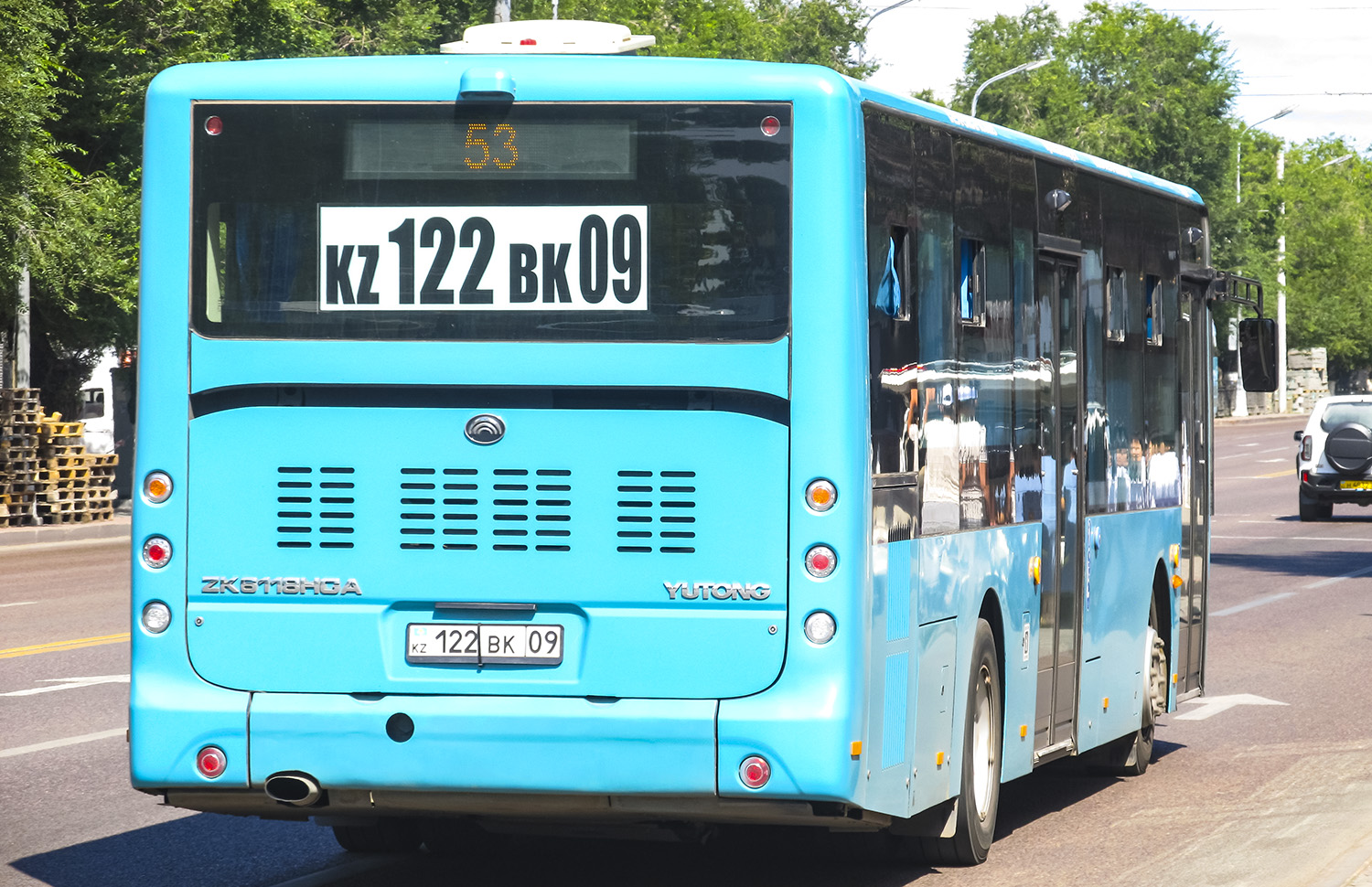 Карагандинская область, Yutong ZK6118HGA (QazTehna) № 122 BK 09