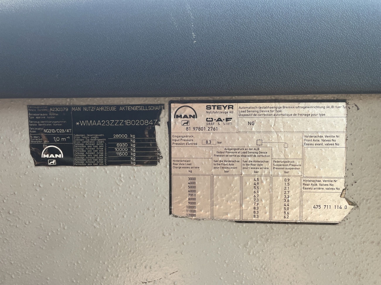 Литва, MAN A23 NG313 № 3006 Литва, MAN A23 NG313 № 3006