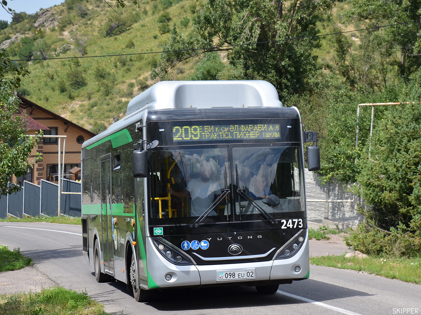 Алматы, Yutong ZK6890HGQ (QazTehna) № 2473
