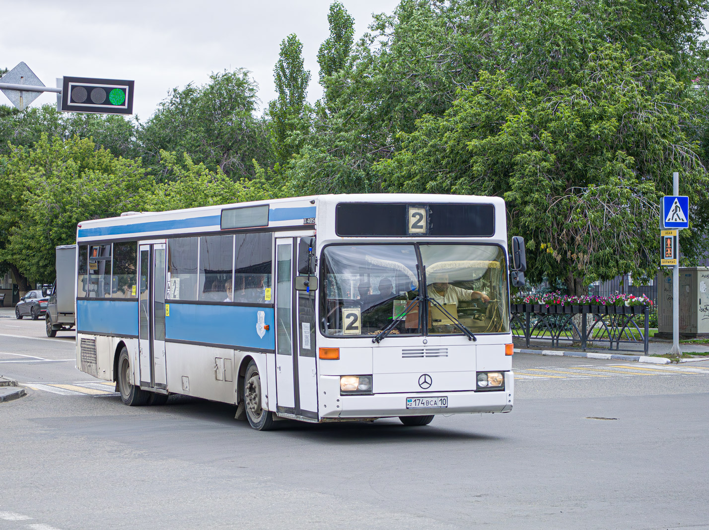 Kostanay province, Mercedes-Benz O405 # 174 BCA 10