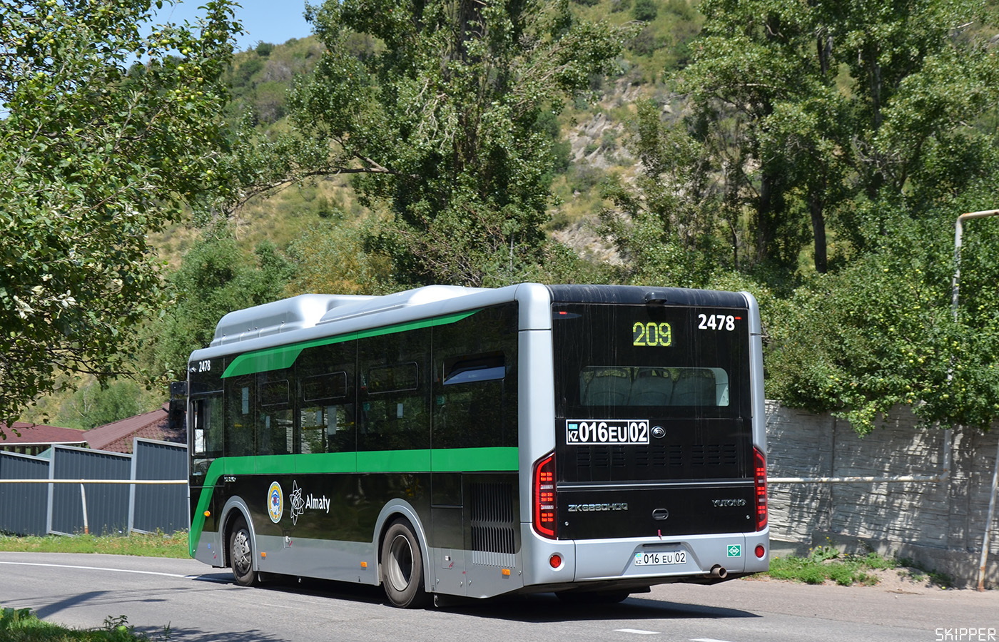 Алматы, Yutong ZK6890HGQ (QazTehna) № 2478