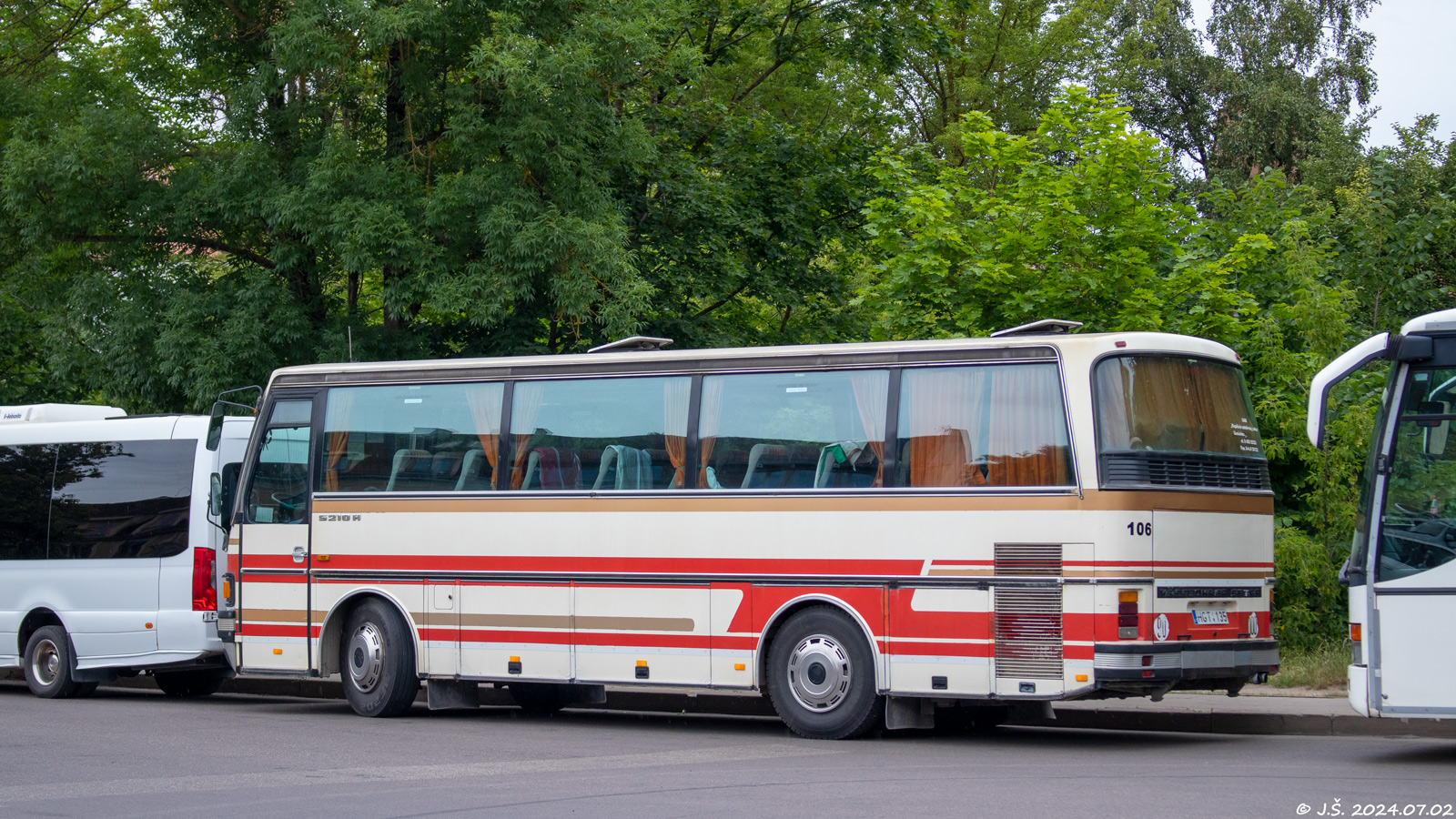 Литва, Setra S210H № 106; Литва — Праздник песни 2024