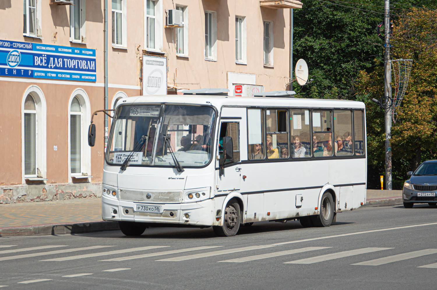 Пензенская область, ПАЗ-320412-04 "Вектор" № Р 730 КО 58