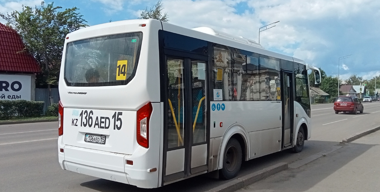 Северо-Казахстанская область, ПАЗ-320435-04 "Vector Next" (СемАЗ) № 136 AED 15