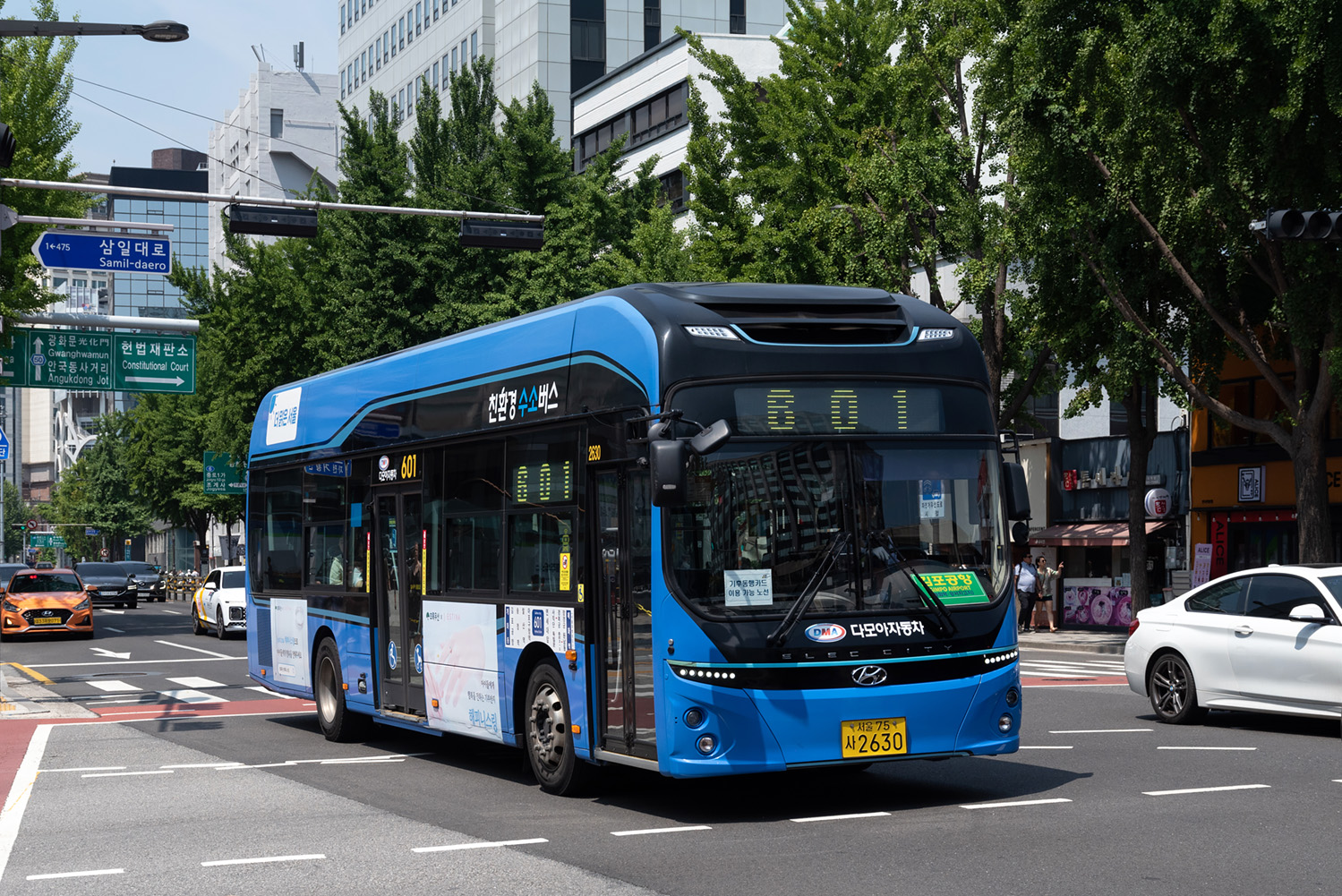 Южная Корея, Hyundai ELEC City FCEV № 2630