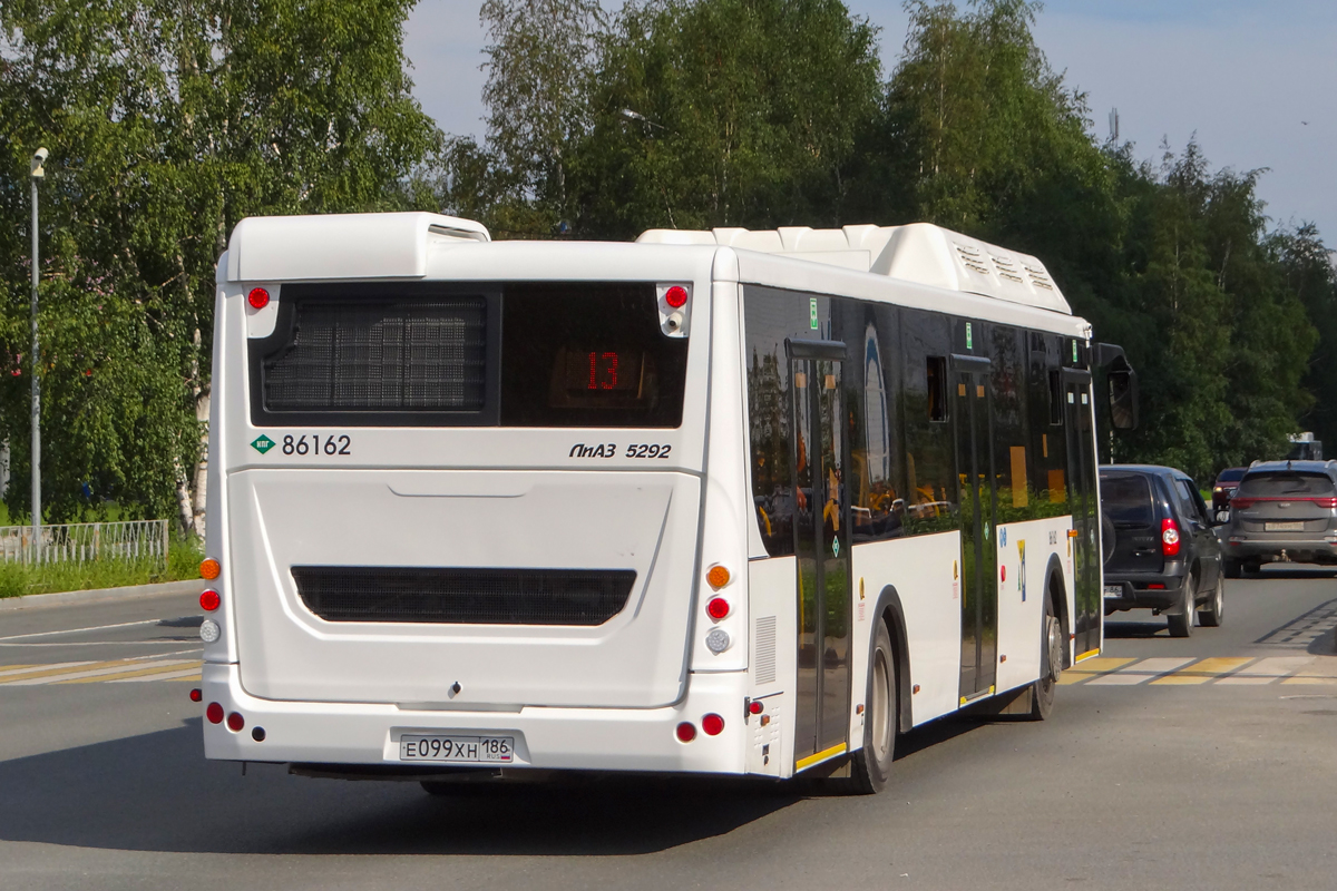Ханты-Мансийский АО, ЛиАЗ-5292.67 (CNG) № 86162 Ханты-Мансийский АО, ЛиАЗ-5292.67 (CNG) № 86162