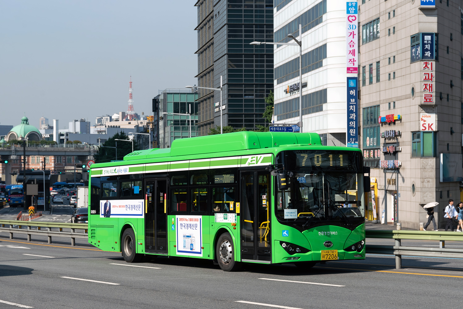 Южная Корея, BYD K9 (eBus-12) № 7206