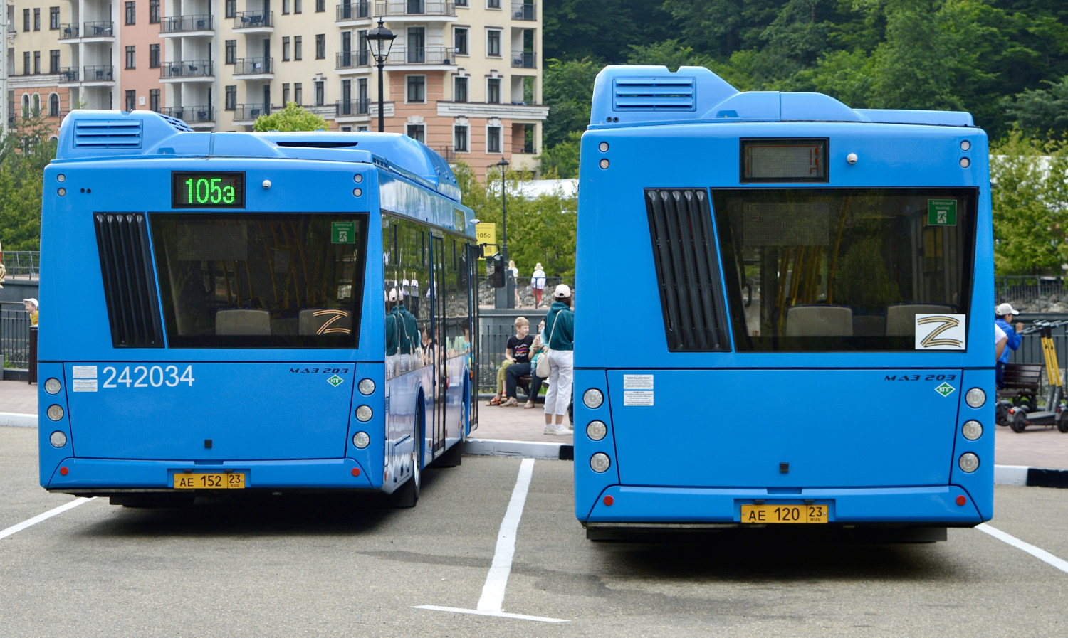 Krasnodar region, MAZ-203.C65 Nr. 242034; Krasnodar region, MAZ-203.C65 Nr. АЕ 120 23