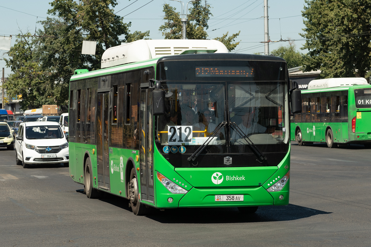 Кыргызстан, Zhong Tong LCK6105HGC Fashion № 01 358 AV