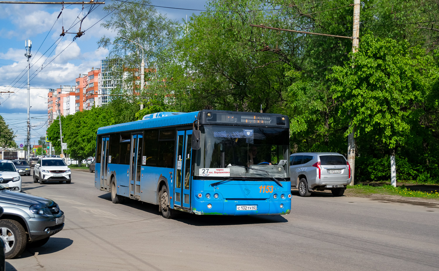 Рязанская область, ЛиАЗ-5292.22 (2-2-2) № 1153 Рязанская область, ЛиАЗ-5292.22 (2-2-2) № 1153