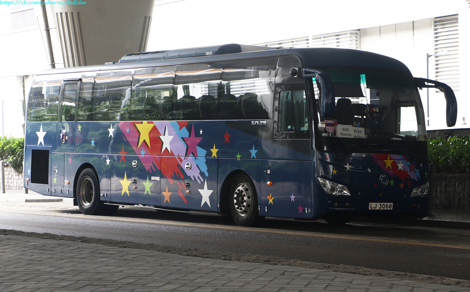 Гонконг, Sunlong SLK6112LYA № LJ 3068 Гонконг, Sunlong SLK6112LYA № LJ 3068