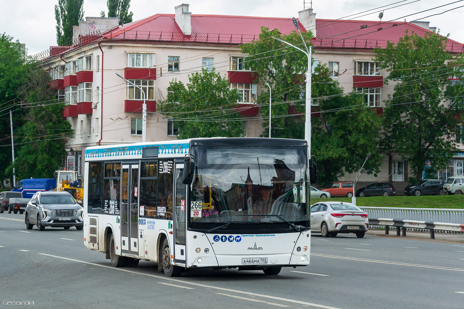 Башкортостан, МАЗ-206.086 № А 466 МА 702