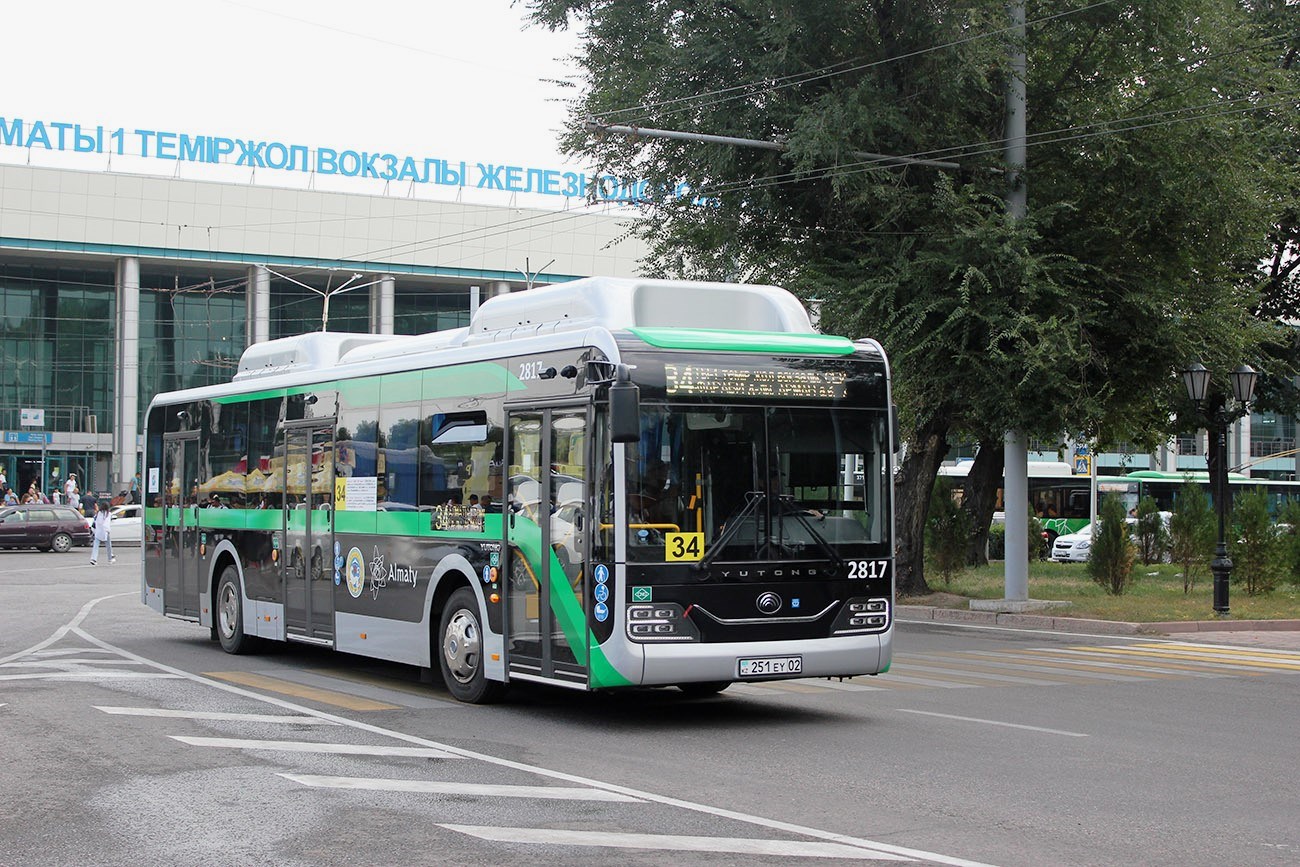Алматы, Yutong ZK6126HG (QazTehna) № 2817
