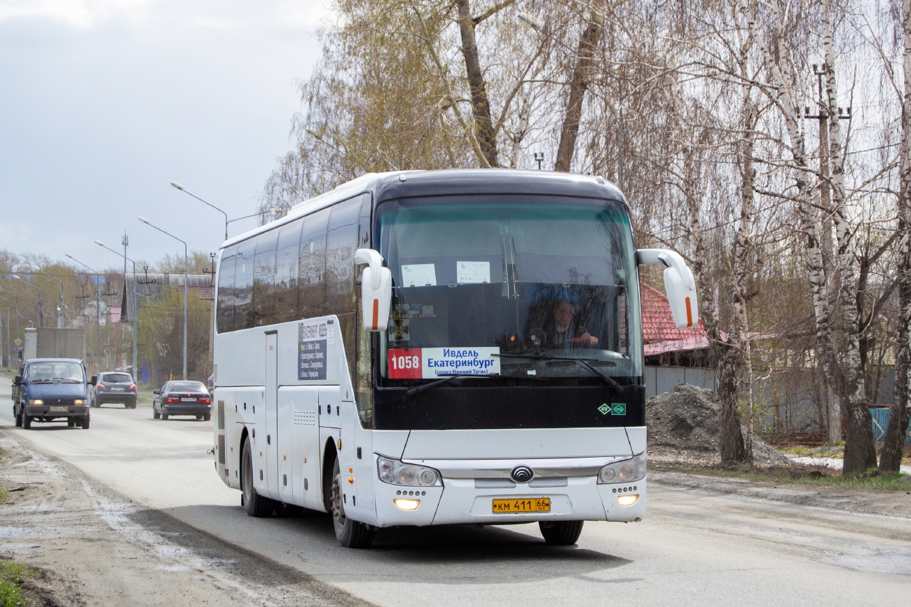 Свердловская область, Yutong ZK6122H9 № КМ 411 66