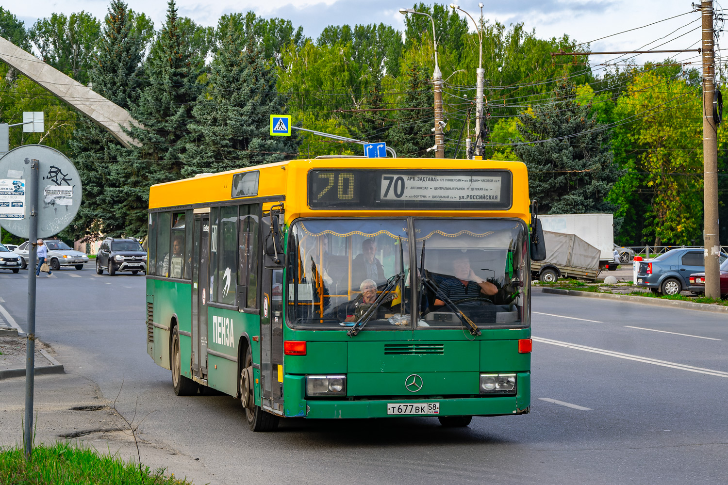 Пензенская область, Mercedes-Benz O405N2 № Т 677 ВК 58