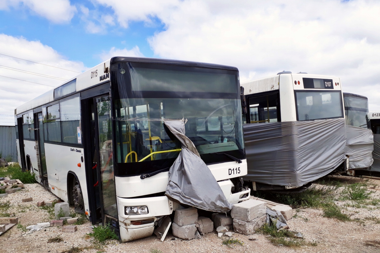 Astana, MAN A74 Lion's Classic SL283 # D115; Astana — Bus depot