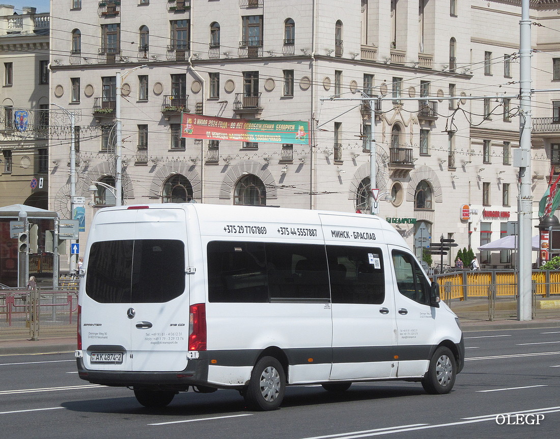 Витебская область, (модель неизвестна) № АК 4874-2