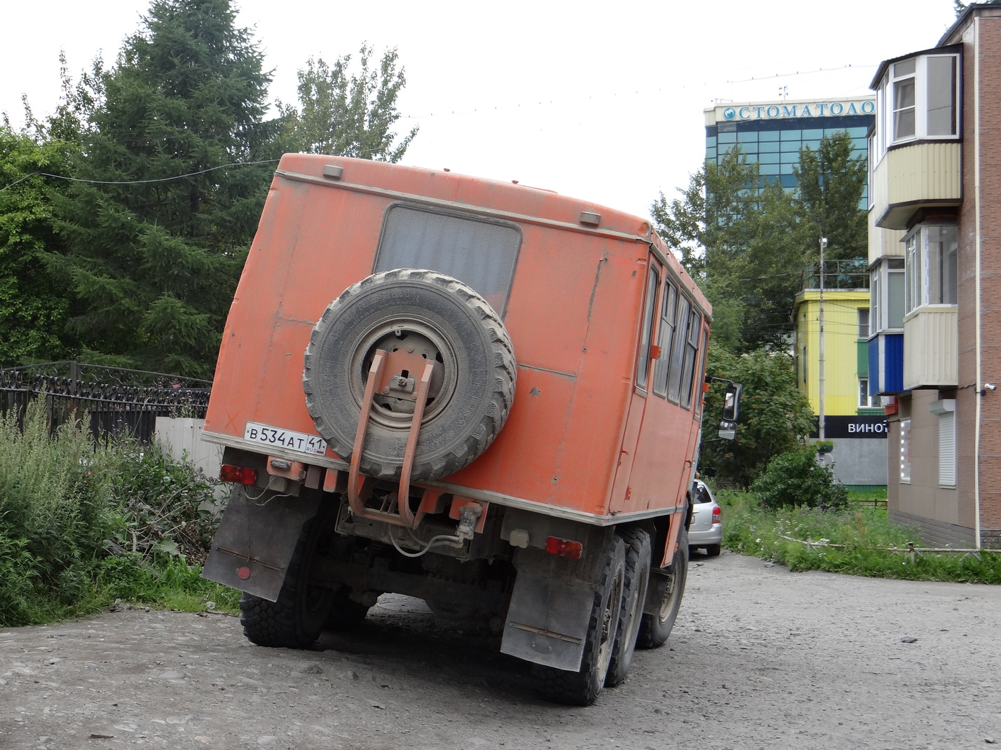 Kamchatskiy kray, NefAZ-4208 Nr. В 534 АТ 41