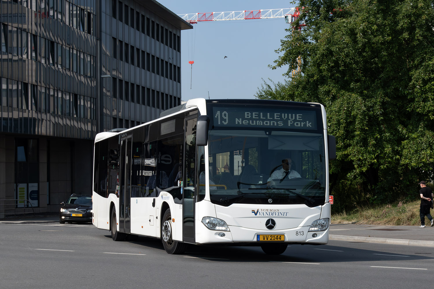 Люксембург, Mercedes-Benz Citaro C2 Ü hybrid № 813