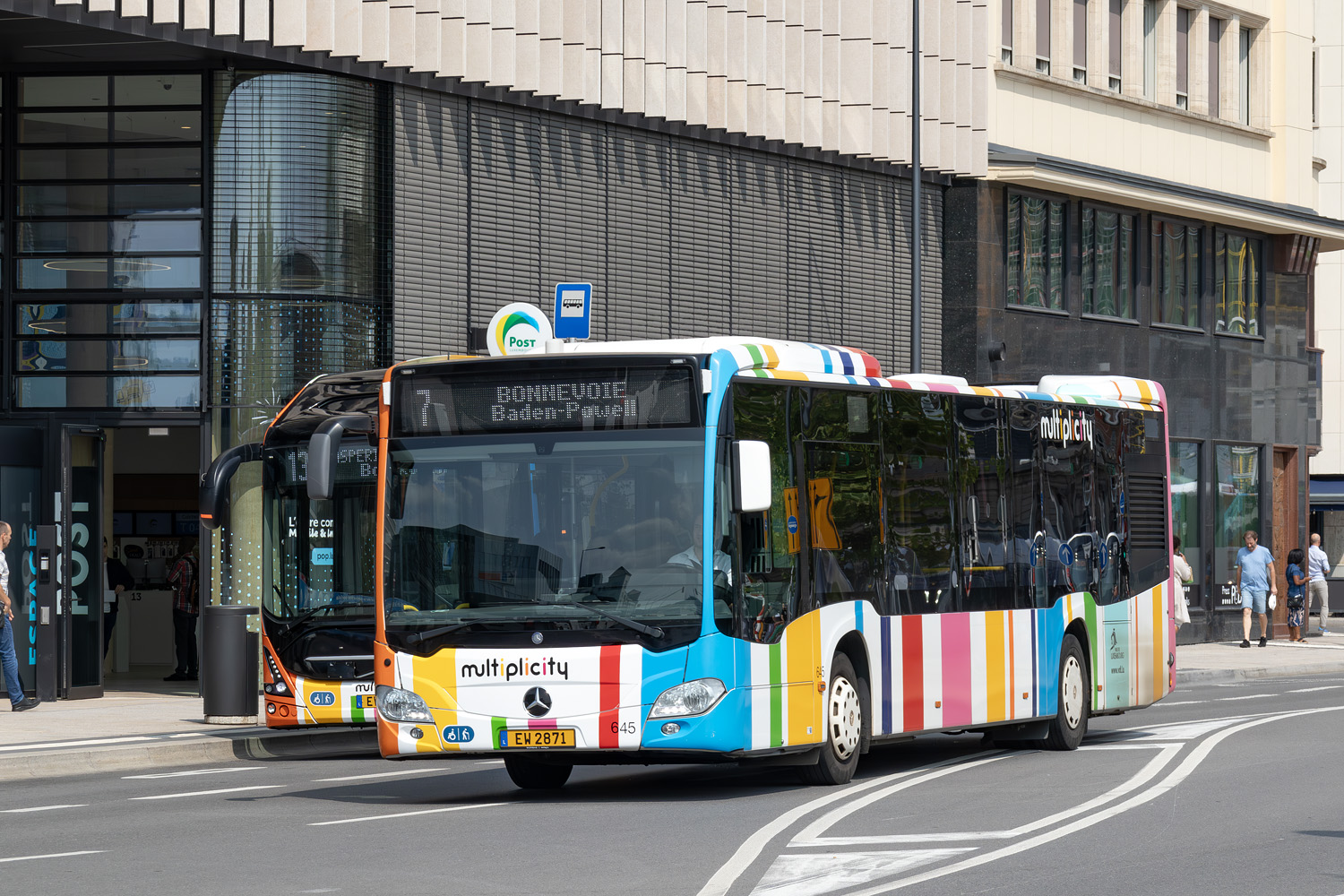Люксембург, Mercedes-Benz Citaro C2 hybrid № 645