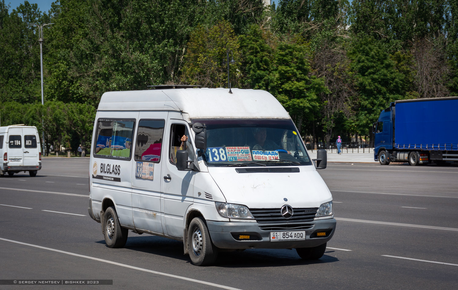 Кыргызстан, Mercedes-Benz Sprinter W903 313CDI № 01 854 ADQ