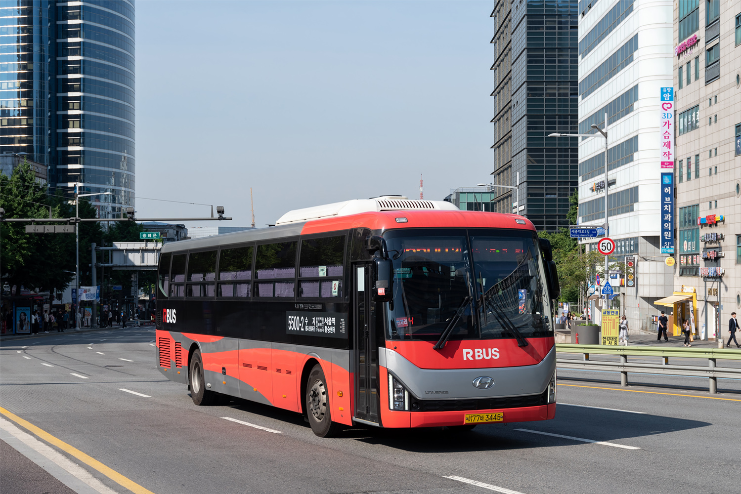 Южная Корея, Hyundai Universe F/L Prime № 경기 77 바 3445 Южная Корея, Hyundai Universe F/L Prime № 경기 77 바 3445