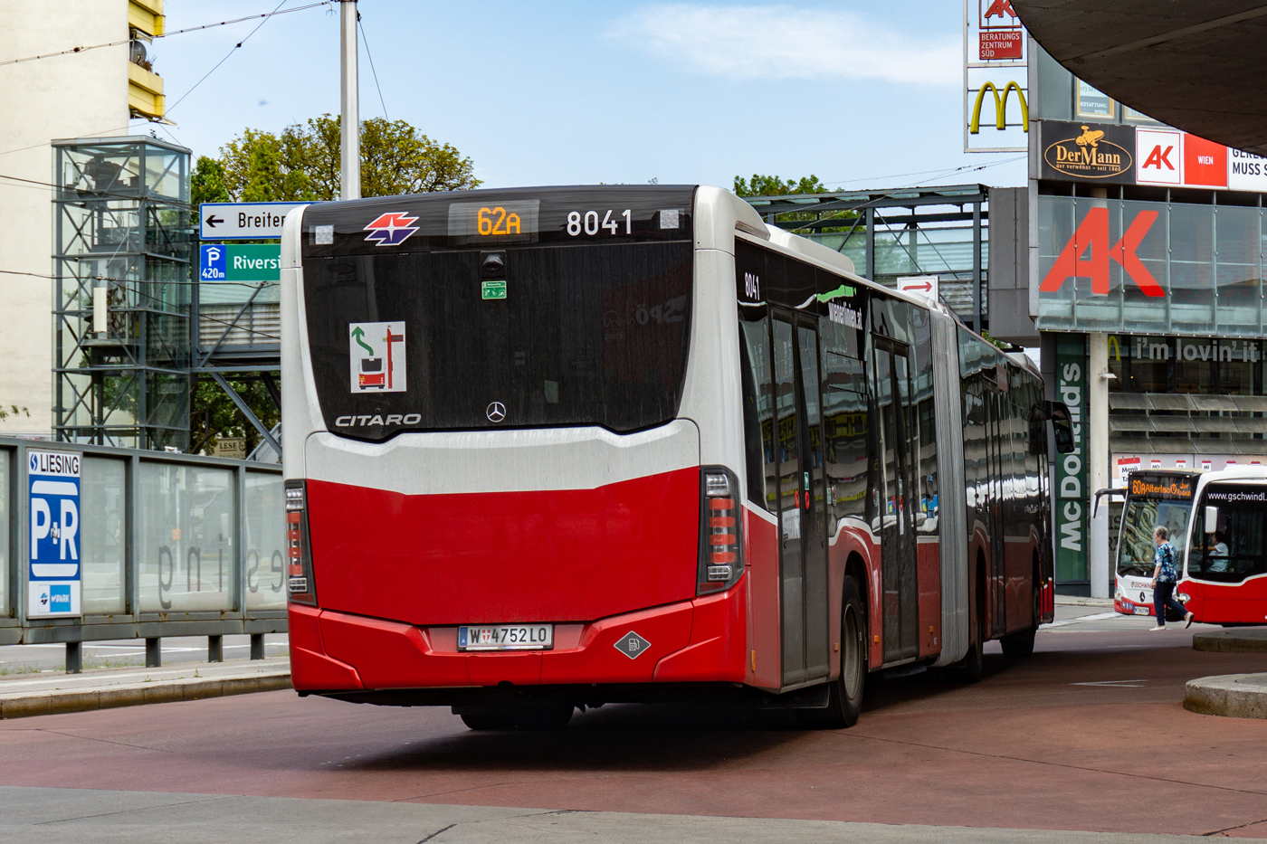 Австрия, Mercedes-Benz Citaro C2 G № 8041