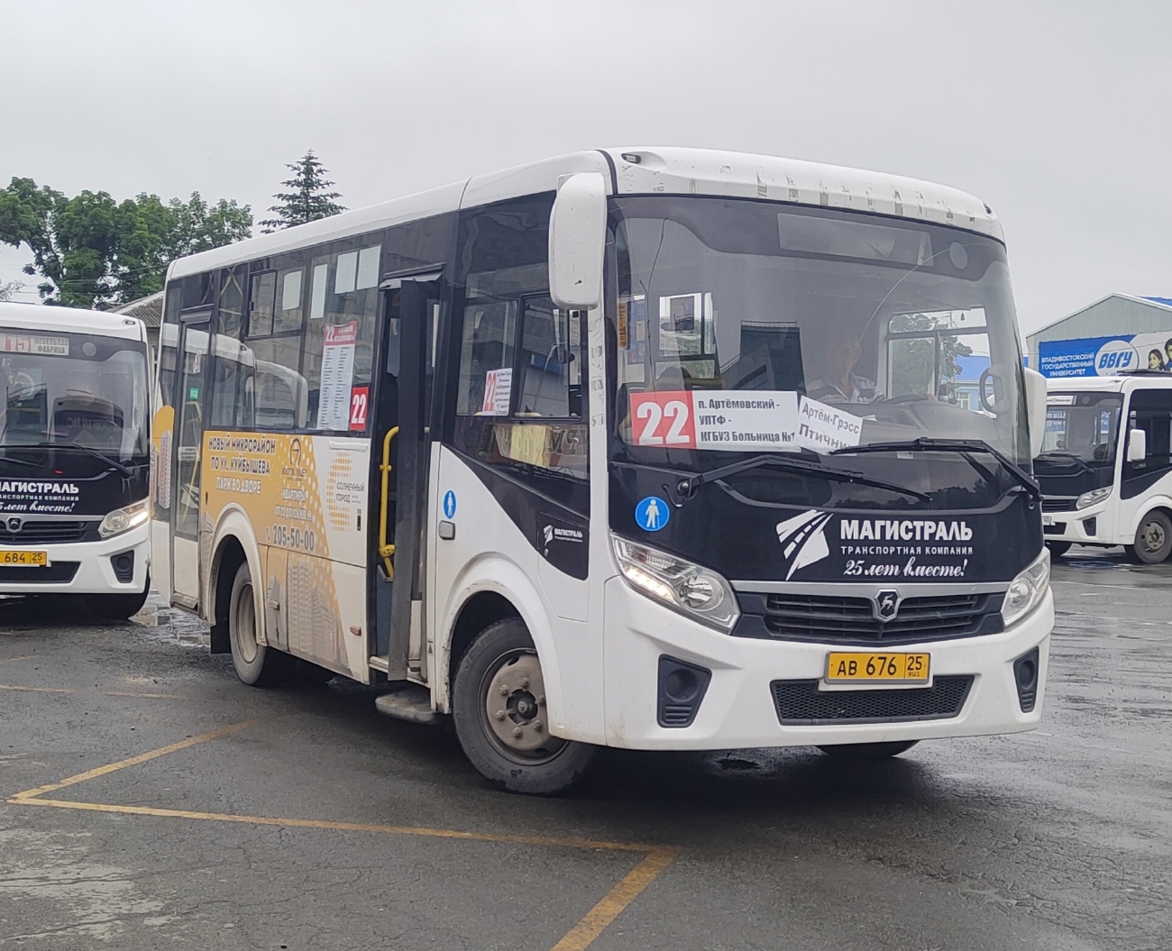 Приморский край, ПАЗ-320406-04 "Vector Next" № АВ 676 25