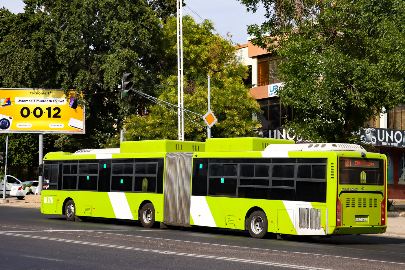 Узбекистан, King Long XMQ6180G № 18376