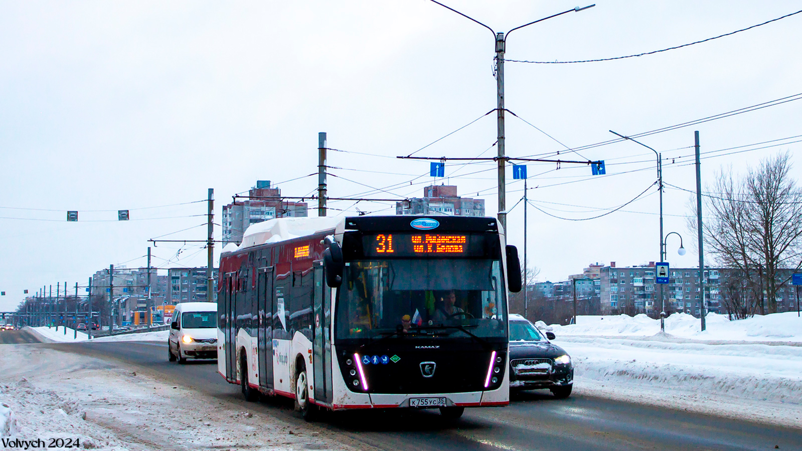 Вологодская область, НефАЗ-5299-40-57 (CNG) № К 755 УС 35
