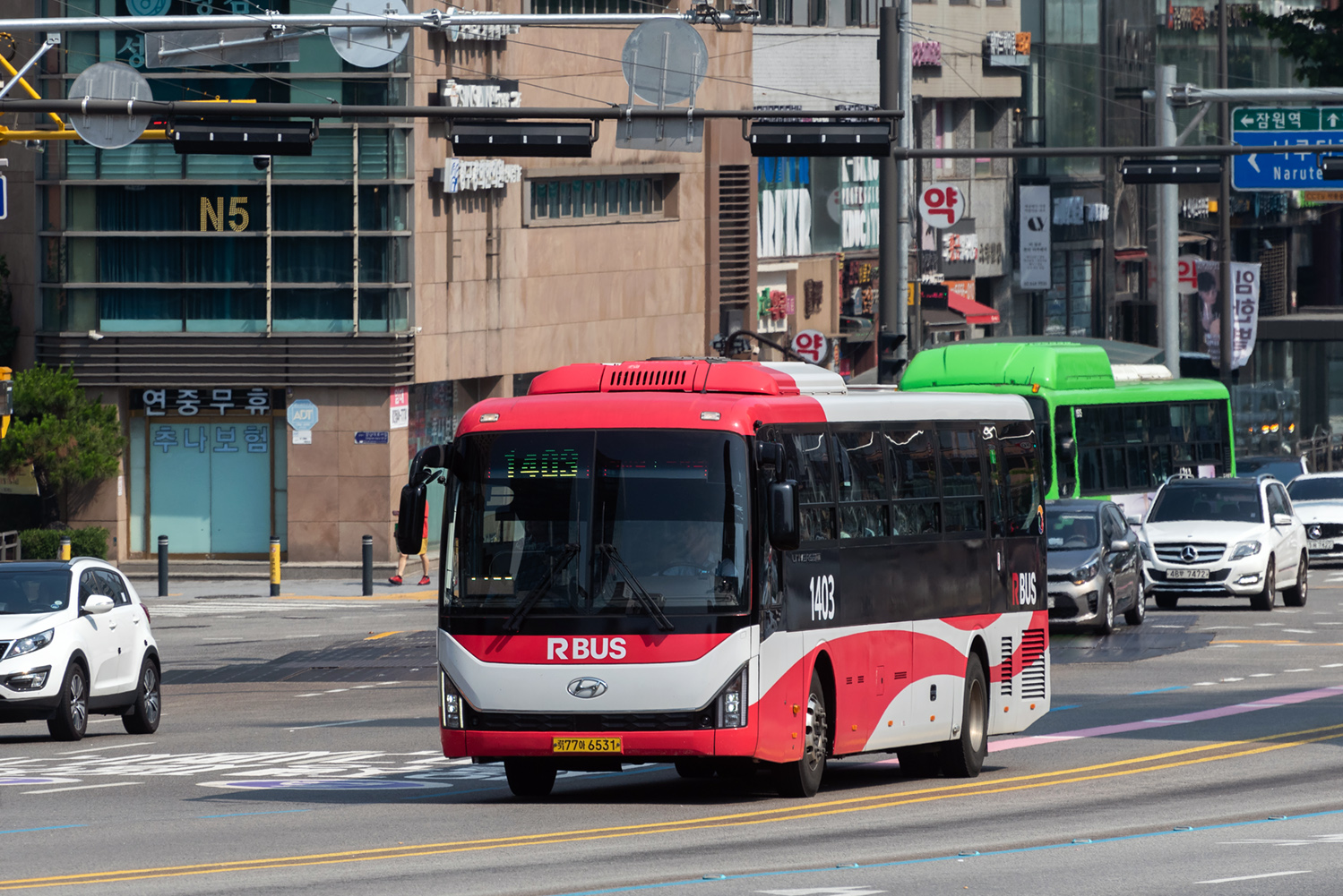 Южная Корея, Hyundai Universe F/L Prime № 경기 77 아 6531
