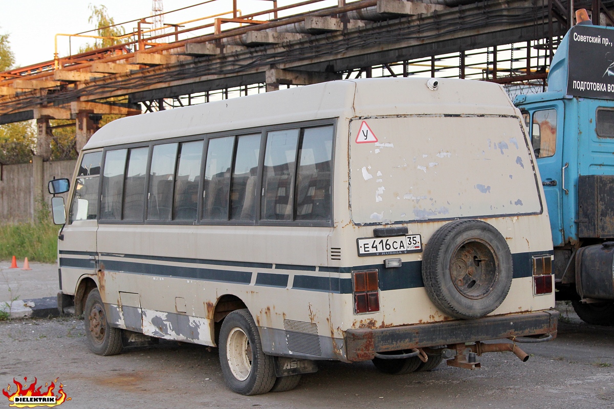 Вологодская область, Kia Combi № Е 416 СА 35