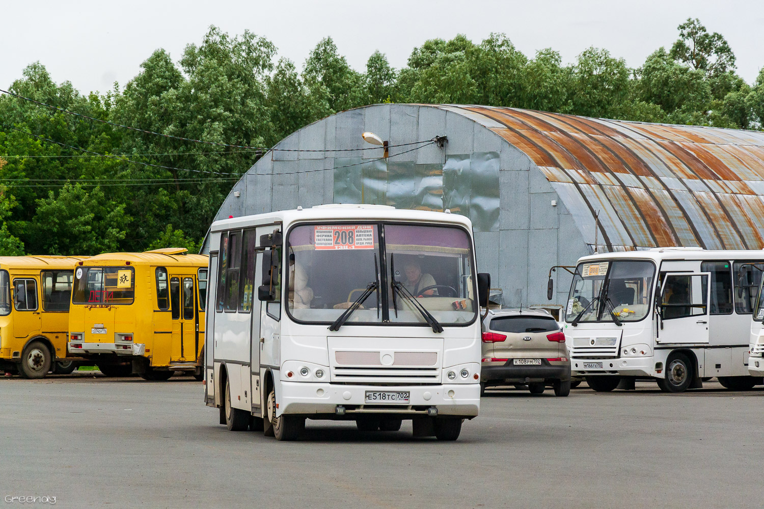 Башкортостан, ПАЗ-320302-08 № Е 518 ТС 702