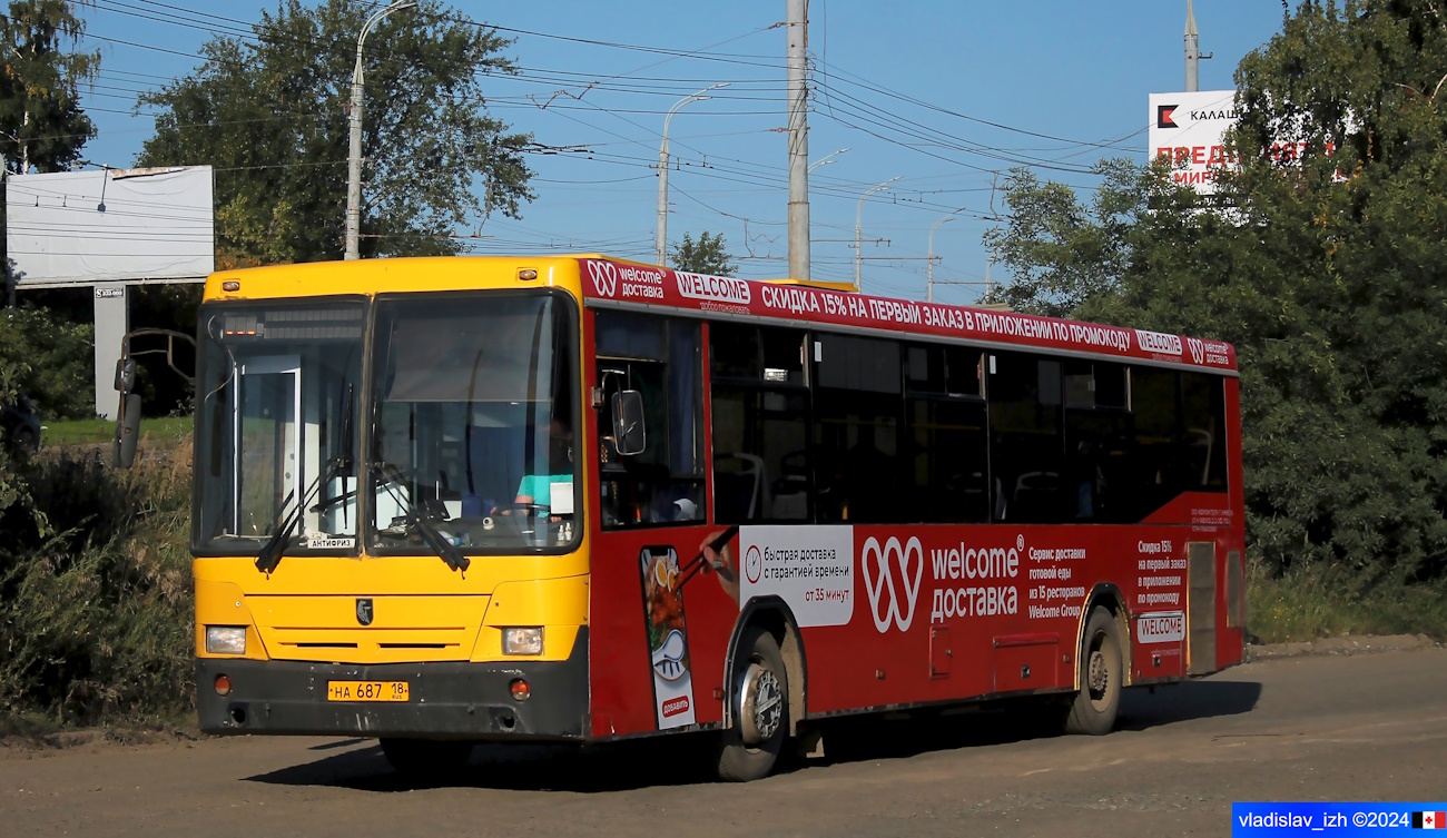 Udmurtia, NefAZ-5299-20-32 Nr. НА 687 18