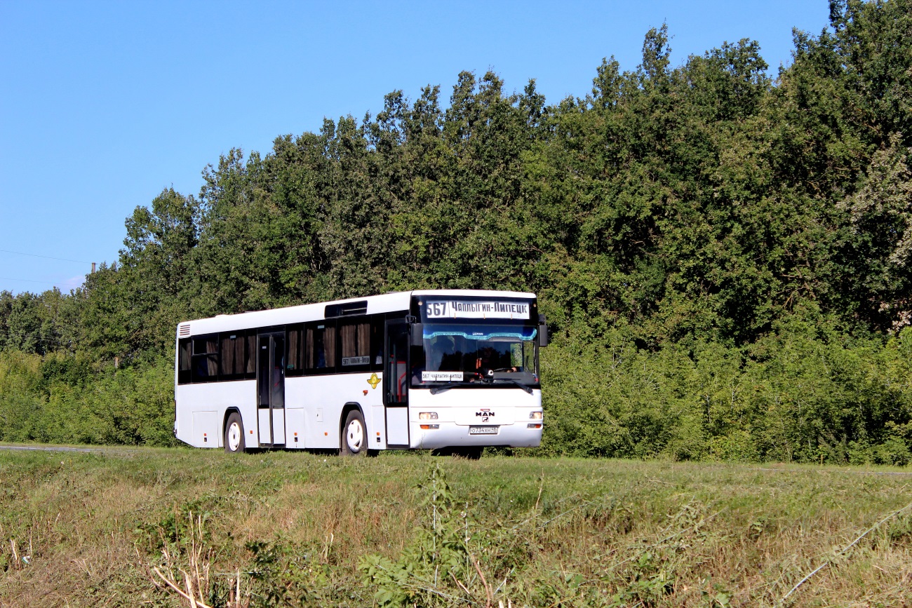 Липецкая область, MAN A72 Lion's Classic SÜ**3 № О 734 ХН 48