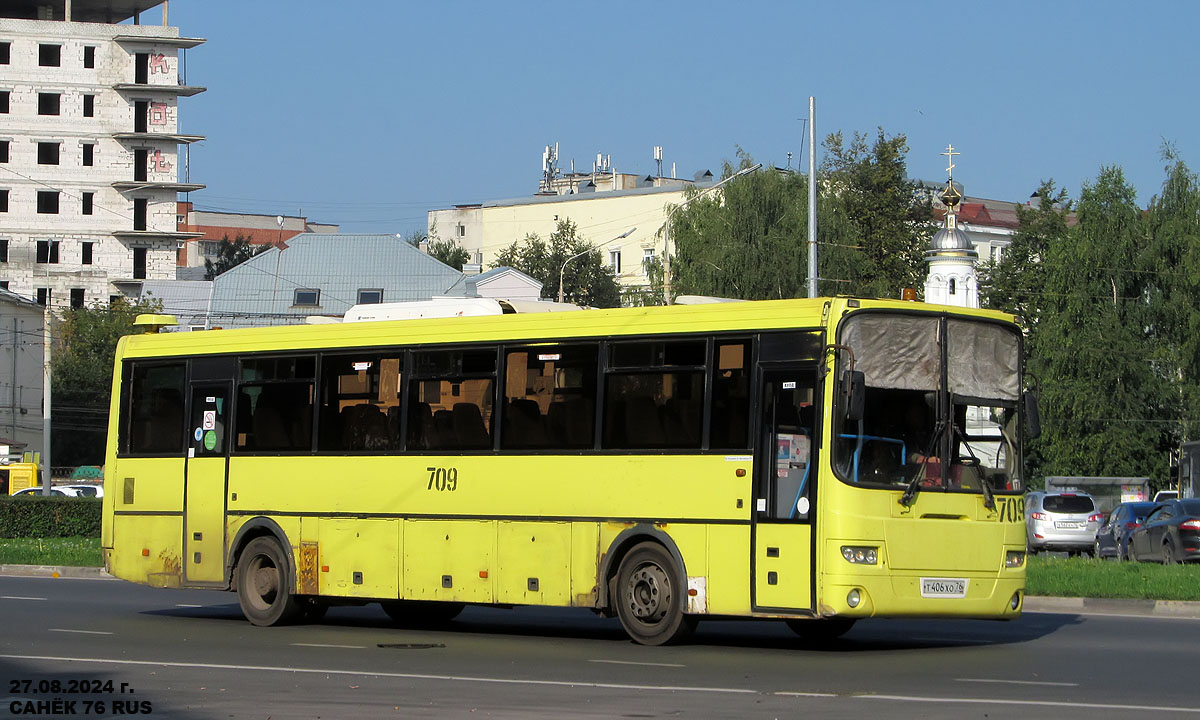 Yaroslavl region, LiAZ-5256.23-01 (GolAZ) # 709
